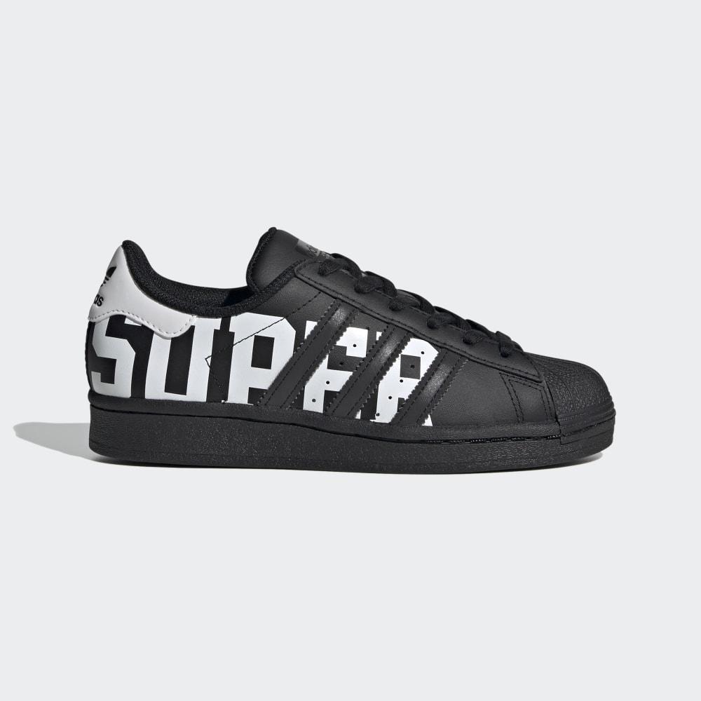 Originals Adidas Superstar Fete Romania - Negrii/Albi FV3745